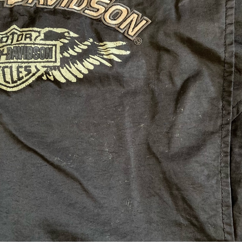 Harley-Davidson Women's 2XL Black Jacket Coat Logo Motorcycle Riding Vintage - Picture 11 of 11